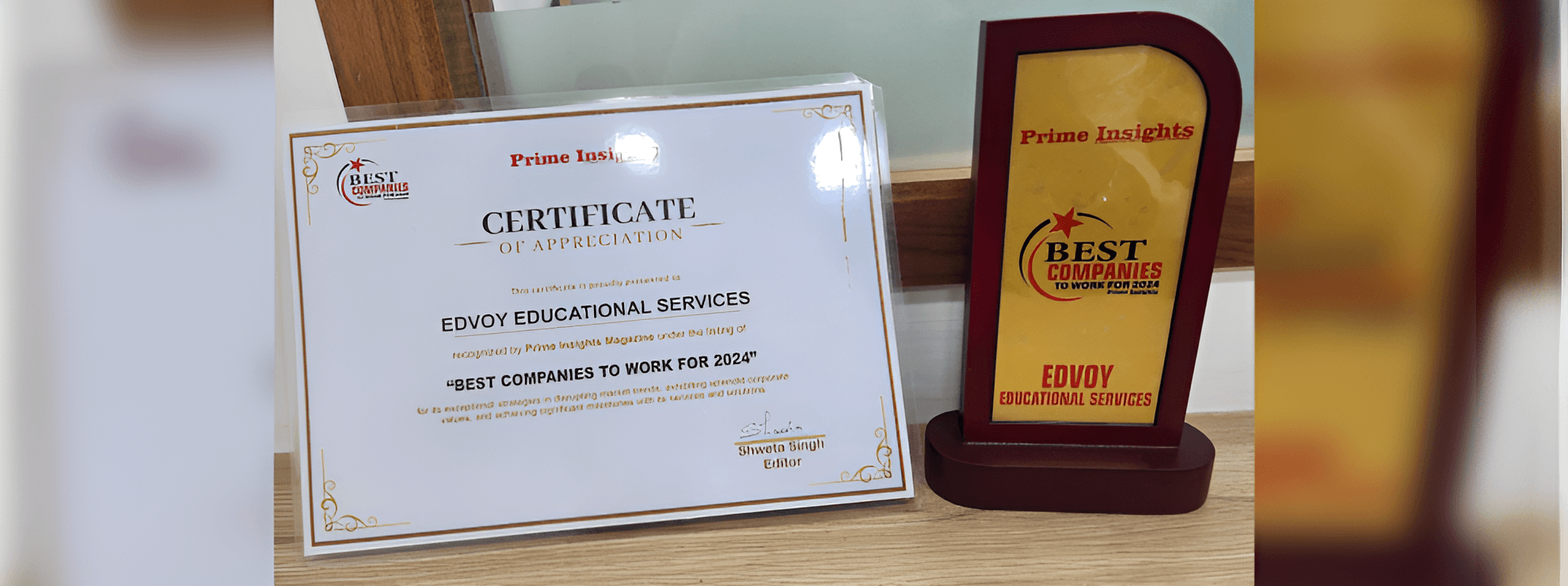 Edvoy features in Prime Insight’s 'Best Places to Work for'